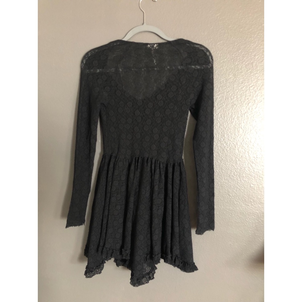 NWOT Black Free People Lace Slip Dress - Picture 3 of 10